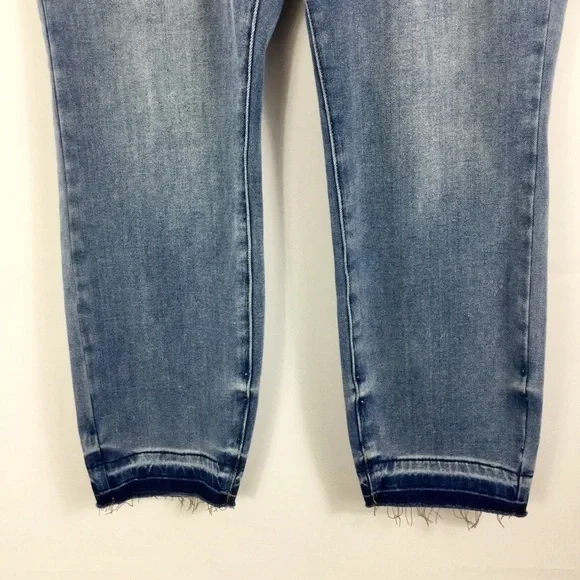 Judy Blue Danielle Undone Hem Boyfriend Jean JB88208 Size 27 - Picture 5 of 13